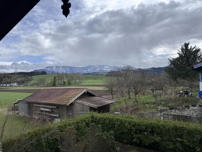 Blick v. Garten u. Balkon