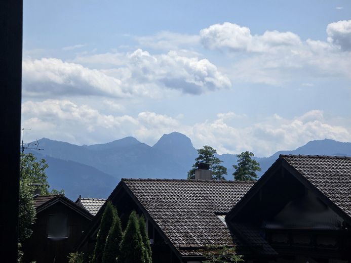 RISERVATA - Bifamiliare ristrutturata e accogliente per tutta la famiglia in una buona posizione – fino a 5 locali – Ausblick von Balkon