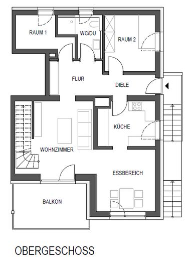Wohnung 3 Obergeschoss