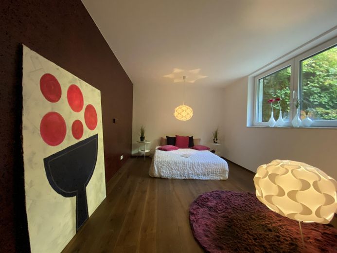 ...voilà: das Schlafzimmer