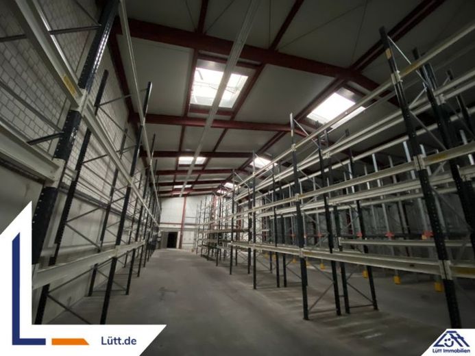 Lagerhalle mit Hochregalen zum Mieten in 24143 Kiel | Lütt Immobilien Kiel – Foto 1