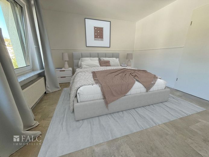 Maisonette-Wohnung mit Großzügigkeit und Komfort - modernes Wohnen auf zwei Ebenen – Zimmer 1 virt. möbliert
