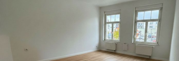 Wohnzimmer saniert
