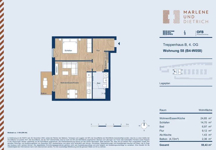 Lichtdurchflutete Traumwohnung, herrlicher Ausblick und Westbalkon - für Paare – Foto 13