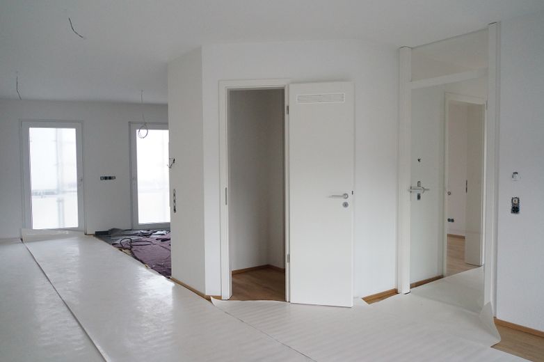 Wohnzimmer-Blick zum Speicher