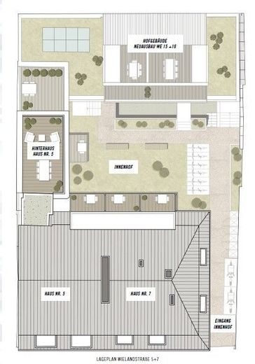 Lageplan Innenhof