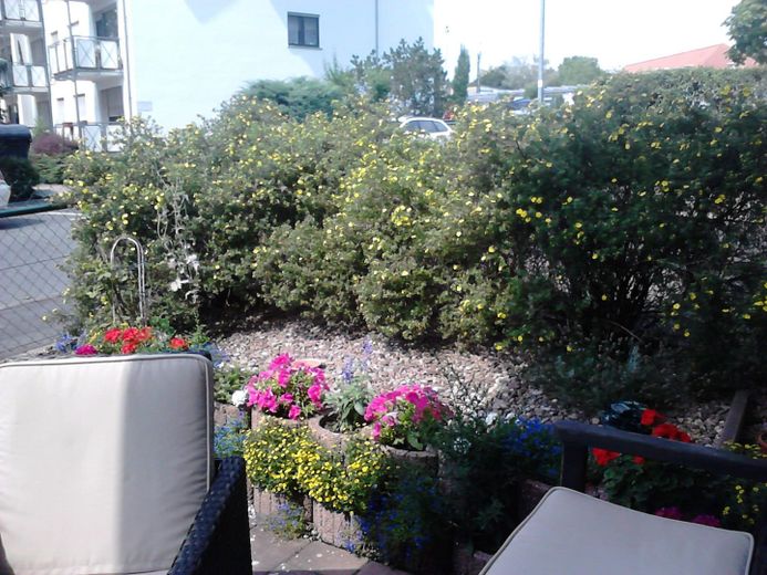 Peaceful living in Aschaffenburg-Schweinheim – well-maintained 2-room apartment with terrace & underground parking – Terasse