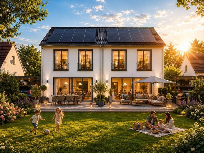 Zwei exklusive Baugrundstücke in Fürth-Stadeln – Projektidee für Gartenansicht