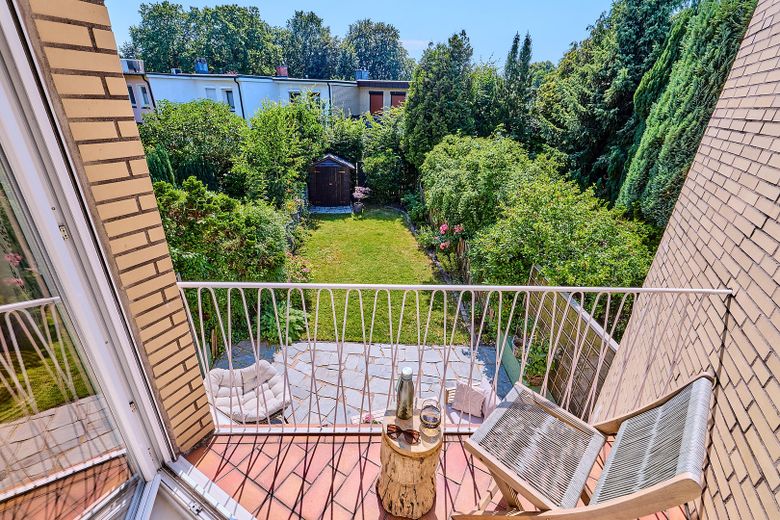 Blick vom Balkon 