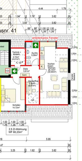 Construction neuve sous les combles, Ingolstadt-Nordost : 3 appartements libres immédiatement, 1 loué – sans commission – DG 41 rechts
