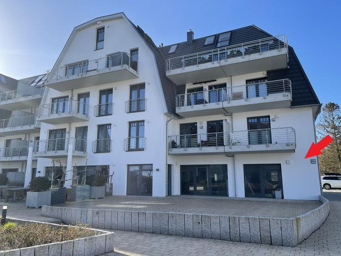 Außenansicht mit Markierung 1
