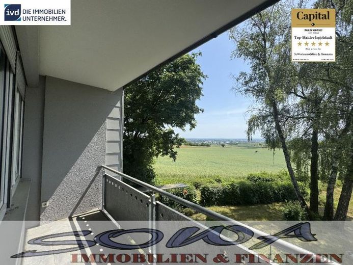 3 Zimmerwohnung mit traumhaften Ausblick - Natur und doch Stadtnahe in Kreut / Oberhausen bei Neuburg zu verkaufen - Ein Objekt von Ihrem Immobilienpartner SOWA Immobilien und Finanzen – फोटो 1