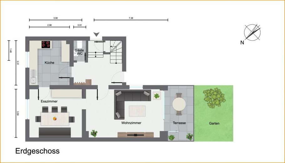Grundriss Erdgeschoss