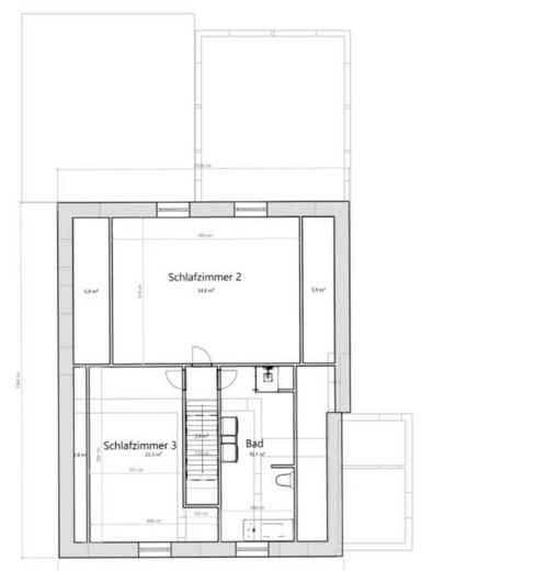 Grundriss Obergeschoss