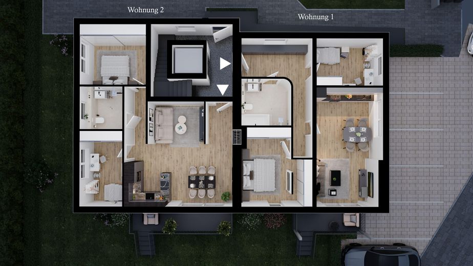 Grundriss Wohnung 2