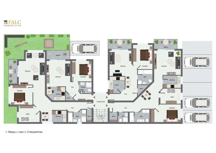Wohnimmobilie mit Zukunft - Vollvermietetes Mehrfamilienhaus zur sicheren Kapitalanlage – 1. Obergeschoss / 2. Obergeschoss