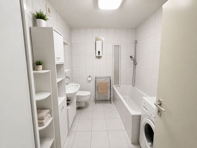 Zentrale 2-Zimmer-Wohnung mit Aufzug in Castrop-Rauxel – Bad