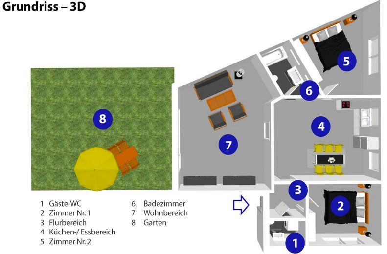 Wertbeständiges Mehrfamilienhaus mit langfristigem Entwicklungspotenzial – provisionsfrei – Grundriss-EG