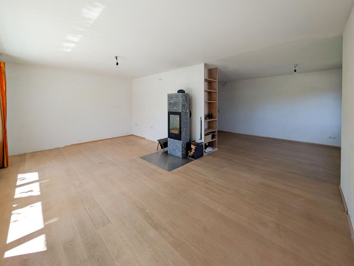 Wohnzimmer mit Kaminofen