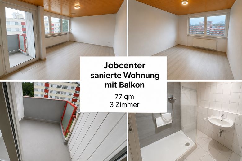 Jobcenter – جوب سنتر – Джобцентер – twoje nowe mieszkanie jest gotowe! – Wohnung