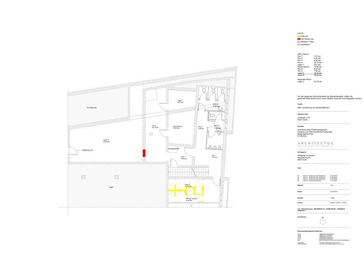 Neuwertige Ladenfläche in ansprechender Lage in Brühl – Plan GE05 UG