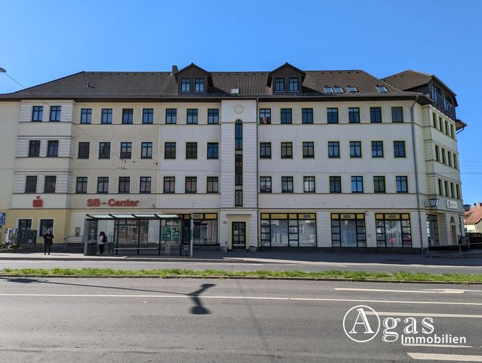 Schöne 3-Zimmer-Wohnung mit Wintergarten zentral in Eberswalde – Hausansicht