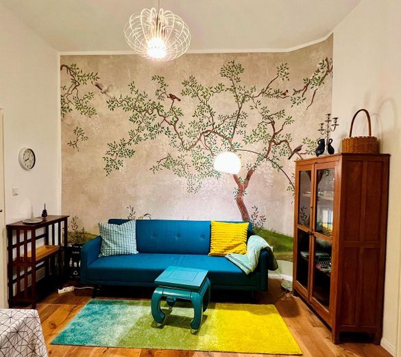 Wohnzimmer mit Sofa