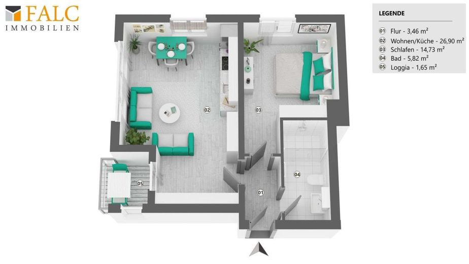 Attraktives Investment im Bremer Bahnhofsviertel - Perfekt für Ferienvermietung – Grundriss