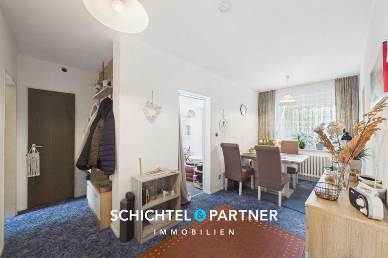 Huchting | Gepflegte 3-Zimmer-Wohnung im Hochparterre mit Balkon – S&amp;P | Flur