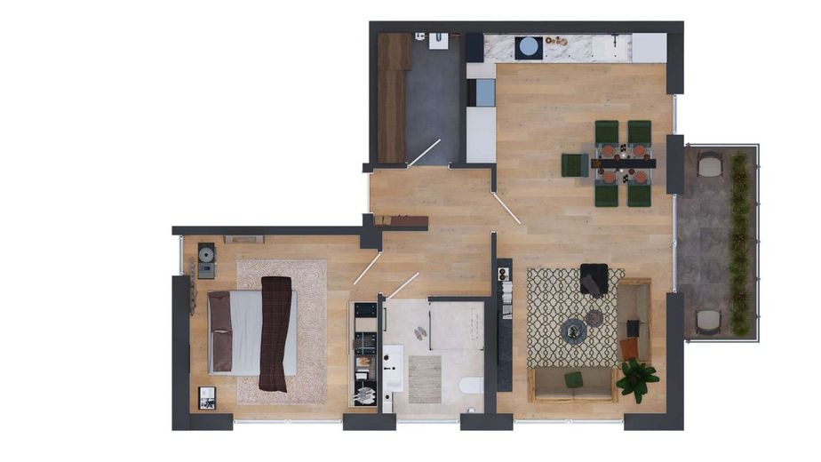 Modernes Wohnen in Nottuln/Appelhülsen - Neubau-/ Sanierungsprojekt - Obergeschoss - Nr.3 – Haus 17 Obergeschoss