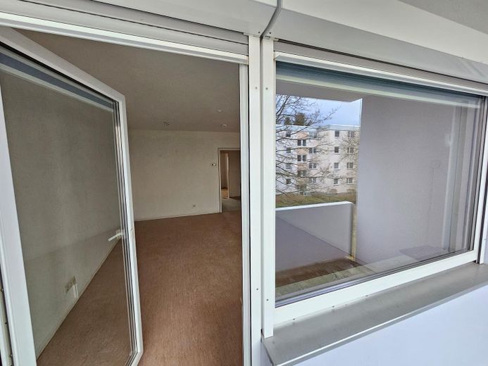 Blick vom Balkon in die Whg