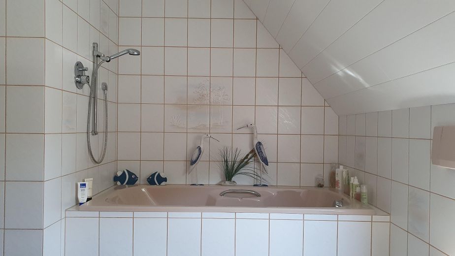 Detached house with granny apartment, pool and large garden in Remscheid Süd – Haupthaus Masterbad 2