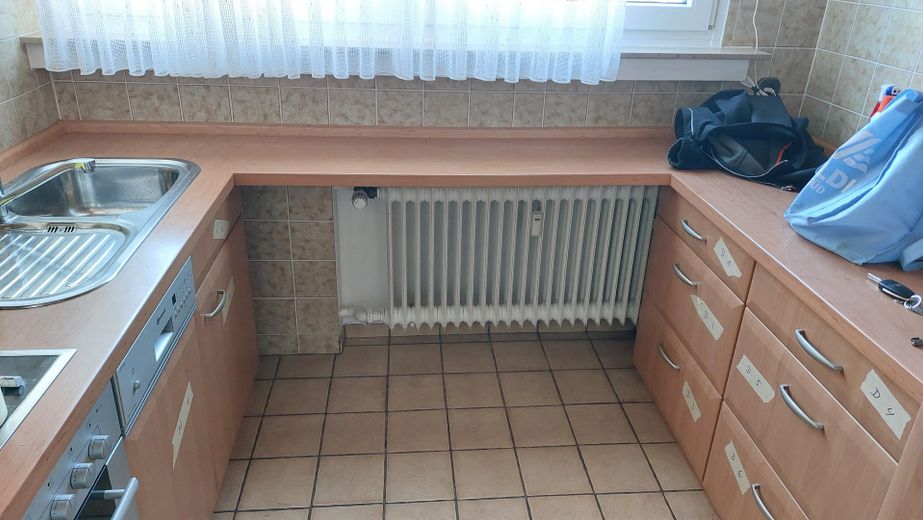 Alte Küche vor der Sanierung