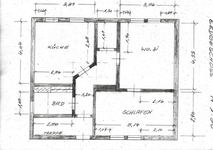 top saniertes Bauernhaus mit Resthof – EG