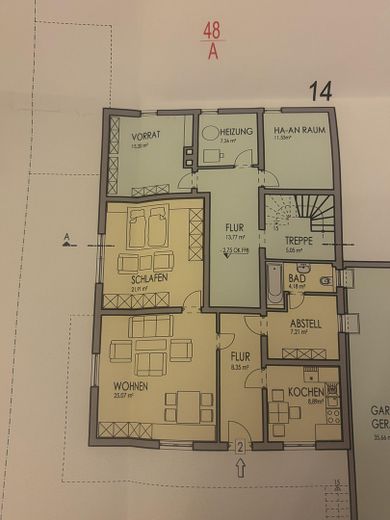 Grundriss Einliegerwohnung