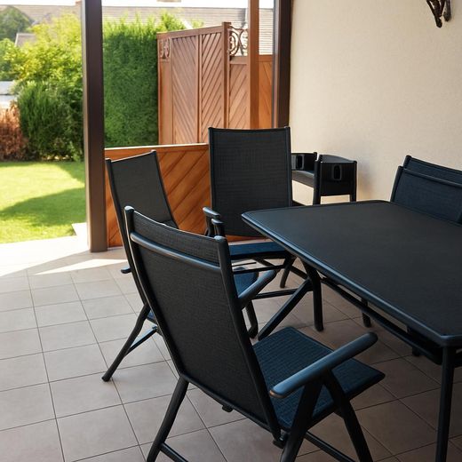 Überdachte Terrasse