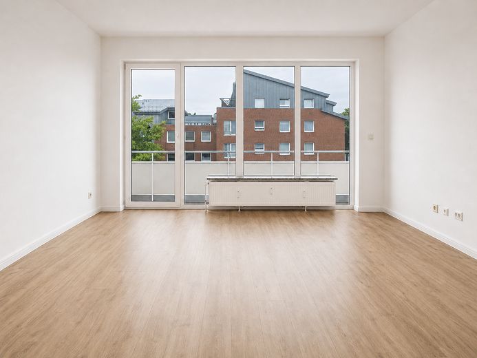 Helle 2,5-Zimmer-Wohnung in Kaltenkirchen – ca. 94 m², umfassend saniert – Wohnzimmer