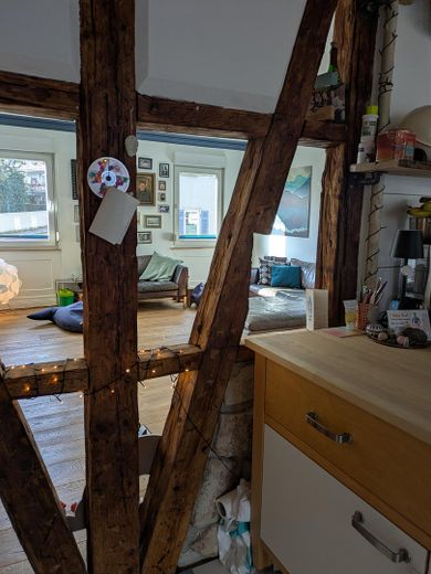 Küche zu Wohnzimmer