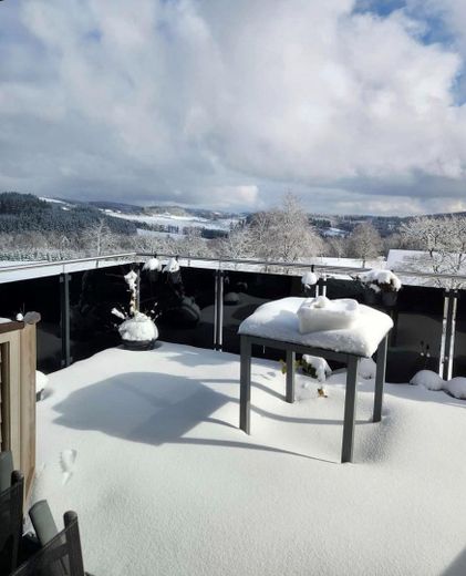 58 m² - Effizienzhaus - Erstbezug - Balkon - Aufzug - Sauna - Luftkurort - Rothaargebirge – Balkon