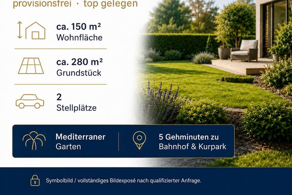 Casa familiare senza provvigione a Bad Krozingen: giardino, terrazza sul tetto, 2 posti auto, vicino alla stazione