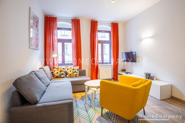 117812 HomeCompany Dresden Möbliert/Furnished 2-Zimmer Apartment in Dresden-Neustadt max. 2 Personen