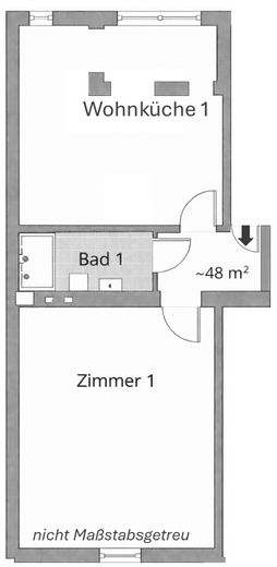 Exklusiver Altbaucharme – Erstbezug nach Sanierung – Grundriss