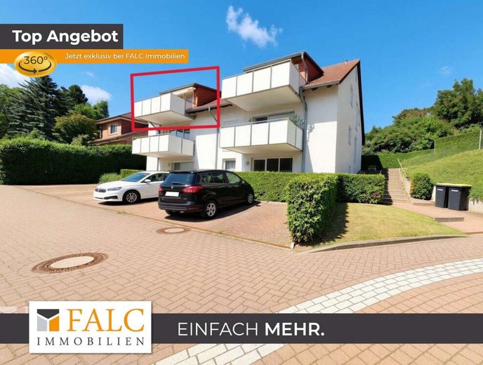 2-kamerappartement met balkon, parkeerplaats en kelder - perfect voor singles of 2 personen – Titelbild