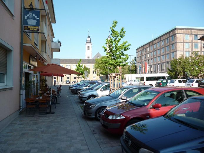 Peterplatz mit Restaurants