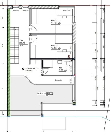 Hochwertiges Architektenhaus im Bauhausstil – Saarbrücken-Ensheim – Obergeschoss