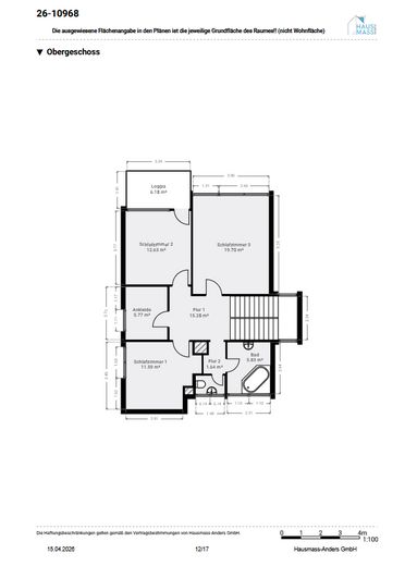 Großzügiges Wohnen auf über 280 m² Gesamtfläche – 611 m² Grundstück in begehrter Lage – Obergeschoss