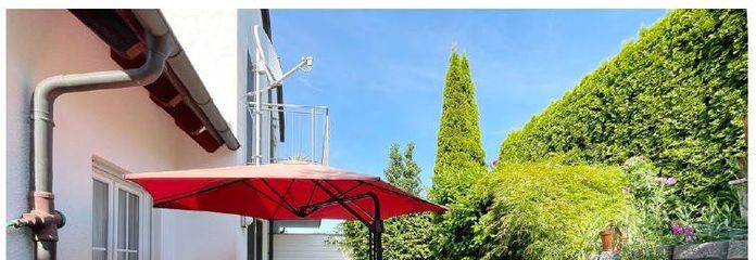 Wprowadź się i ciesz się: bezprowizyjny dom bliźniaczy na Monibergu z zachwycającym widokiem na daleką okolicę, sauną i 3 tarasami – Südterrasse
