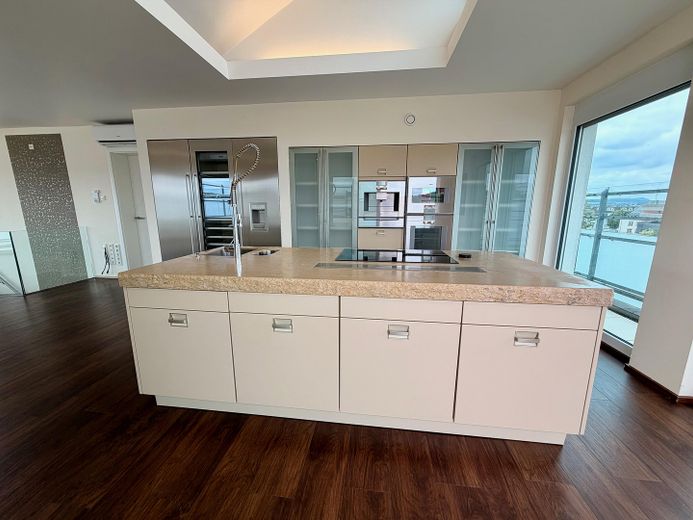 Limburg şehir merkezinde lüks penthouse – 196 m², katedral manzarası, whirlpool ve Gaggenau mutfak – Kochinsel