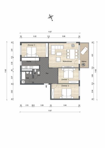 Grundrissplan