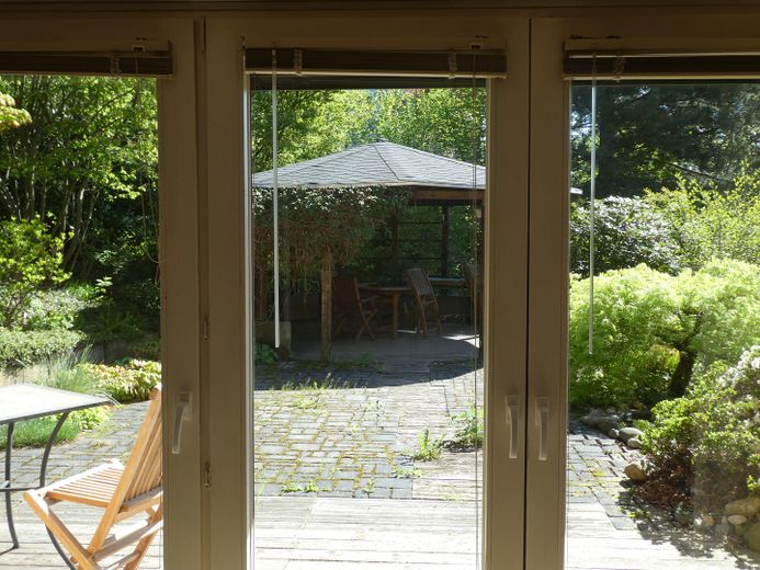 Blick aus dem Wohnzimmer